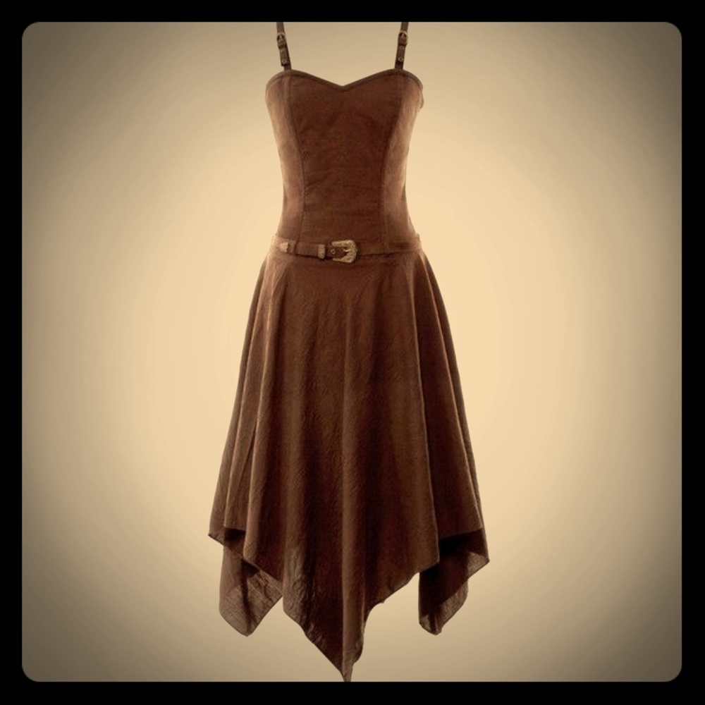 ISO Viscose Handkerchief Corset Dress